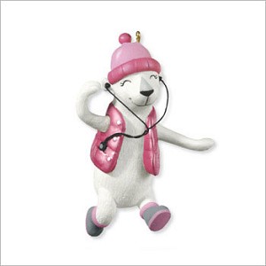 2012 One Cool Girl Polar Bear Hallmark Keepsake Ornament qxg4974