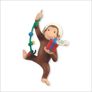 2012 Curious George The Light of the Party Hallmark Keepsake Ornament qxi2654