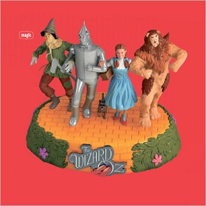 2013 Wizard of Oz We're Off to See The Wizard 75th Anniv Tabletop Display *Magic Hallmark Keepsake Ornament QFM3922