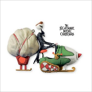 2013 Nightmare Before Christmas Jack's Sleigh o Scares Hallmark Keepsake Ornament QXD6025