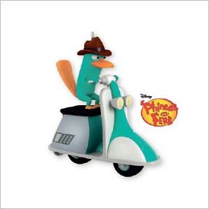 2013 Phineas and Ferb Agent P Saves the Day Hallmark Keepsake Ornament QXD6112