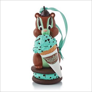 2013 Mint Chocolate Chipmunk Hallmark Keepsake Ornament QXG1312