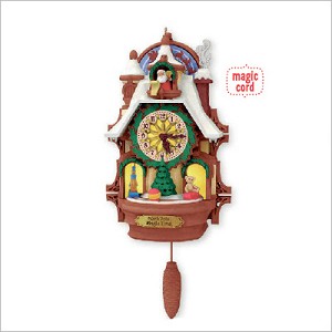 2013 Santa's Magic Cuckoo Clock *Magic Cord Hallmark Keepsake Ornament QXG1355
