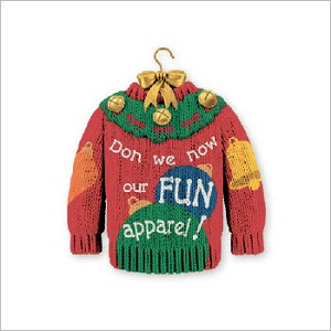 2013 Holiday Sweater Hallmark Keepsake Ornament QXG1585