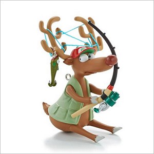 2013 Hooked on Fishing Hallmark Keepsake Ornament QXG1702