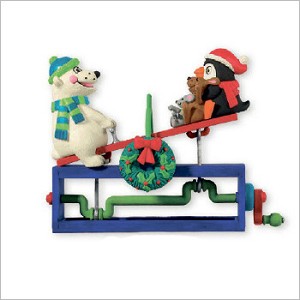 2013 Up for Fun Seesaw Hallmark Keepsake Ornament QXG1735