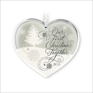 2013 First Christmas Together Heart Hallmark Keepsake Ornament QXG1892