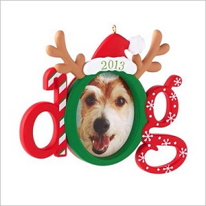 2013 Darling Doggy Photo Holder Hallmark Keepsake Ornament QXG1905