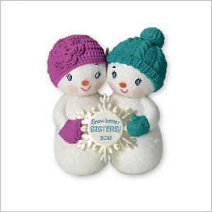 2013 Snow Better Sisters Hallmark Keepsake Ornament QXG1945