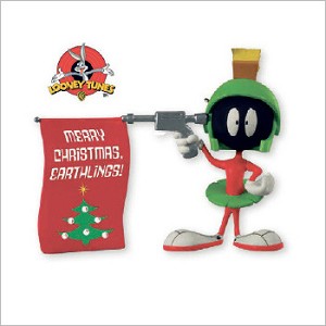 2013 Looney Tunes Marvin the Martian Merry Christmas Earthlings Hallmark Keepsake Ornament QXI2035