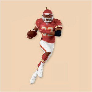 2013 Football Legends Complement Kansas City Chiefs Marcus Allen Hallmark Keepsake Ornament QXI2285