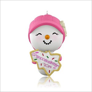 2014 Granddaughter Hallmark Keepsake Ornament QGO1063