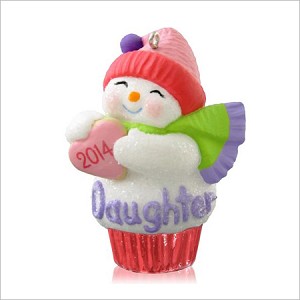 2014 Daughter Snowman Hallmark Keepsake Ornament QGO1076
