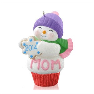 2014 Mom Snowman Hallmark Keepsake Ornament QGO1083