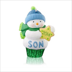 2014 Son Snowman Hallmark Keepsake Ornament QGO1086