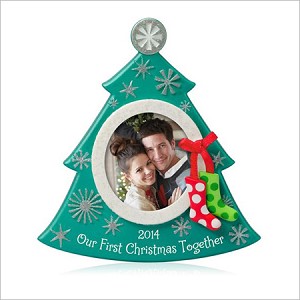 2014 Our First Christmas Photo Holder Hallmark Keepsake Ornament QGO1173