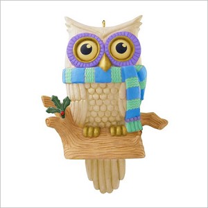 2014 Who's Watching Owl *Magic Hallmark Keepsake Ornament QGO1226