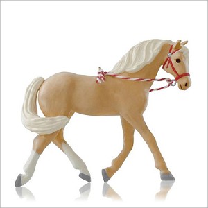 2014 Dream Horse Palomino Hallmark Keepsake Ornament QGO1303
