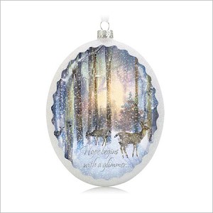 2014 Hope Shines Bright Deer Hallmark Keepsake Ornament QGO1346