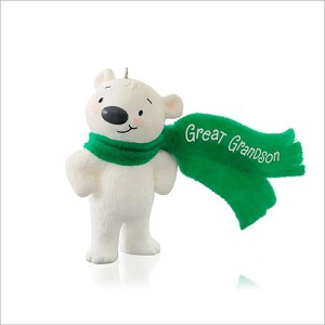 2014 Great Grandson Polar Bear Hallmark Keepsake Ornament QGO1503