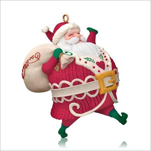2014 Santa's On His Way Hallmark Keepsake Ornament QGO1566