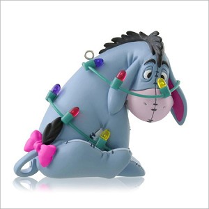2014 Winnie the Pooh Totally Tangled Eeyore Hallmark Keepsake Ornament QXD6026
