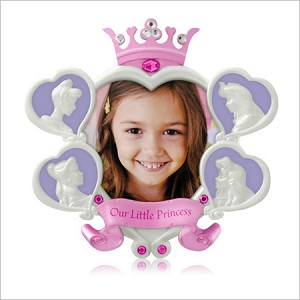 2014 Our Little Princess Disney Photo Holder Hallmark Keepsake Ornament QXD6066