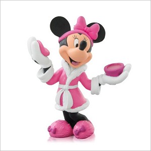 2014 Minnie Mouse Spa La La *Disney Hallmark Keepsake Ornament QXD6073