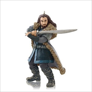 2014 The Hobbit Thoren Oakenshield Hallmark Keepsake Ornament QXI2546