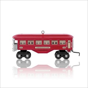 2014 Lionel Trains 601 Observation Car Hallmark Keepsake Ornament QXI2583