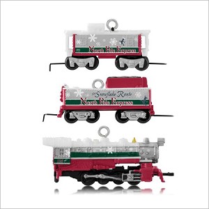 2014 Miniature Lionel Trains North Pole Express *Miniature Hallmark Keepsake Ornament QXM8506