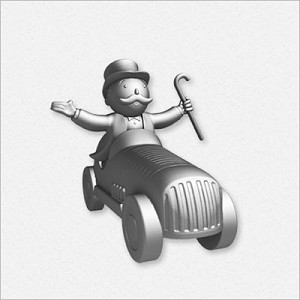2015 Family Night Complement Monopoly Rich Uncle Pennybags *Ltd Qty Hallmark Keepsake Ornament 2015Debut4