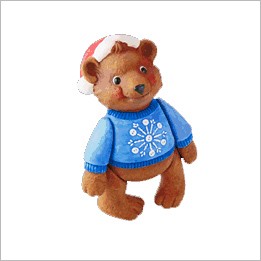 2015 Hangin With Teddy *Club (October) Hallmark Keepsake Ornament 2015Club8
