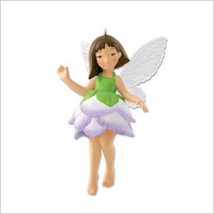 2015 Fairy Messengers 11th Lotus Fairy *Event Repaint *Signed Hallmark Keepsake Ornament QX9217-2C