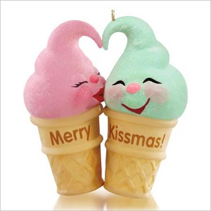 2015 Sweet Love Ice Cream Cones Hallmark Keepsake Ornament QGO1149