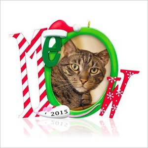 2015 The Cat's Meow Photo Holder Hallmark Keepsake Ornament QGO1239