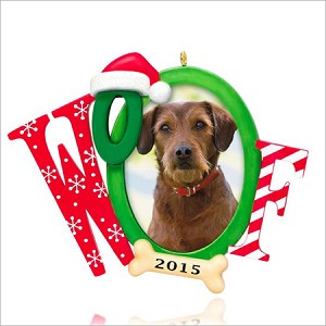 2015 Doggone Good Christmas Photoholder Hallmark Keepsake Ornament QGO1249