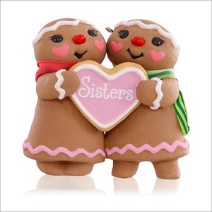 2015 Sweet Sisters Gingerbread Girls Hallmark Keepsake Ornament QGO1267