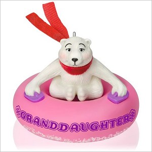 2015 Granddaughter Polar Bear Hallmark Keepsake Ornament QGO1269