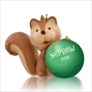 2015 Nephew Squirrel Hallmark Keepsake Ornament QGO1297