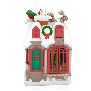 2015 Up on the Housetop *Magic  Hallmark Keepsake Ornament QGO1317
