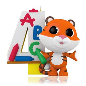 2015 Child's Age 4 - I Am Four Tiger Hallmark Keepsake Ornament QGO1419