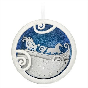 2015 Moonlit Sleigh Ride Hallmark Keepsake Ornament QGO1599
