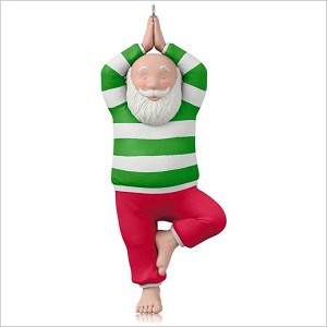 2015 Santa Yoga Hallmark Keepsake Ornament QGO1679