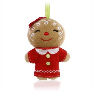 2015 Plush Ornament - Ginger Girl Hallmark Keepsake Ornament QGO1709