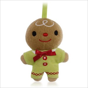 2015 Plush Ornament - Ginger Boy Hallmark Keepsake Ornament QGO1717