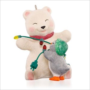 2015 Snowball and Tuxedo 15th Wrapped Up in Friendship Hallmark Keepsake Ornament QX9157