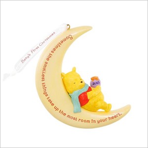 2015 Baby's First Christmas Winnie the Pooh Hallmark Keepsake Ornament QXD6007