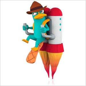 2015 Phineas and Ferb Agent P Saves the Day Hallmark Keepsake Ornament QXD6047