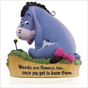 2015 Winnie the Pooh A Little Perspective Eeyore Hallmark Keepsake Ornament QXD6119